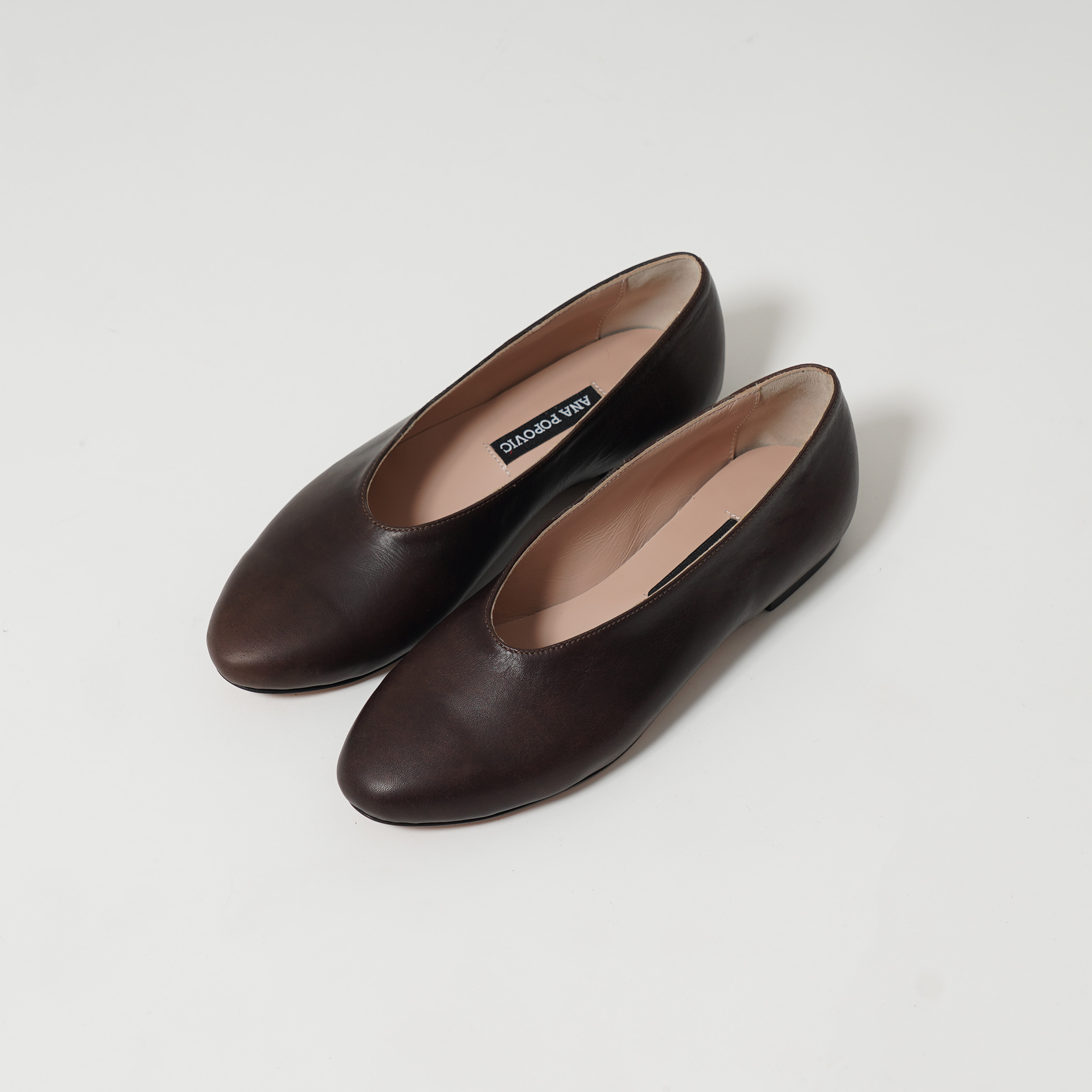 Lolita ~ Brown Leather Flats