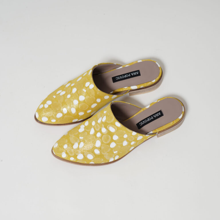 Amalfi Slides ~ Yellow Confetti